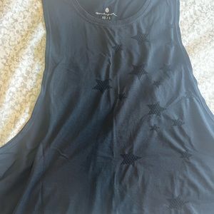 Gently worn spiritual gangster cropped flowy workout tank